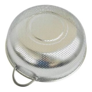 Foto 2 | Foto 2 | Colador De Metal Perforado De Acero Inoxidable De 28 5 Cm Con Base - Venta Internacional.