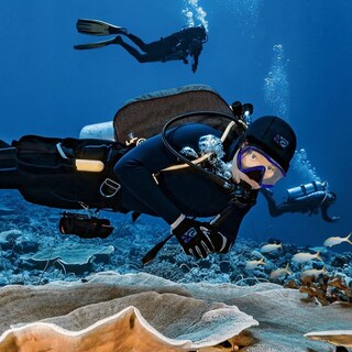 Foto 6 | Foto 6 | Set De Esnórquel Exp Vision Pano Con 3 Ventanas Máscara De Buceo Para Adultos Color Negro Y Azul - Venta Internacional.