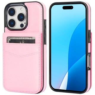 Foto 3 | Foto 3 | Funda Tipo Cartera Kihuwey Compatible Con Iphone 16 Pro De 6 3 Pulgadas Color Rosa - Venta Internacional.