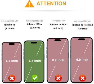 Foto 2 | Foto 2 | Funda Tipo Cartera Kihuwey Compatible Con Iphone 16 Pro De 6 3 Pulgadas - Venta Internacional.