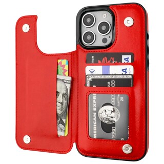 Foto 1 | Foto 1 | Funda Tipo Cartera Onetop Compatible Con Iphone 16 Pro Max Color Rojo - Venta Internacional.