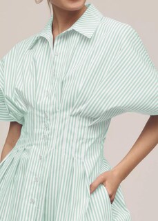 Foto 2 | Foto 2 | Vestido Camisero Synound Para Mujer Con Botones En La Parte Delantera A Rayas - Venta Internacional.