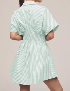 Foto 3 | Foto 3 | Vestido Camisero Synound Para Mujer Con Botones En La Parte Delantera A Rayas - Venta Internacional.