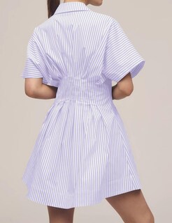 Foto 3 | Foto 3 | Vestido Camisero Synound Plisado Con Botones En La Parte Delantera Para Mujer - Venta Internacional.