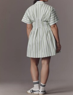 Foto 6 | Foto 6 | Vestido Camisero Synound Plisado Con Botones En La Parte Delantera Para Mujer - Venta Internacional.