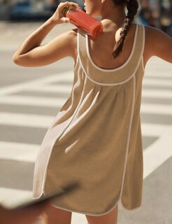 Foto 3 | Foto 3 | Vestido Athlisan Summer Athletic Sin Mangas Para Mujer  Color Caqui - Venta Internacional.