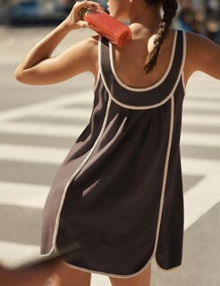 Foto 3 | Foto 3 | Vestido Athlisan Summer Athletic Sin Mangas Café Para Mujer - Venta Internacional.