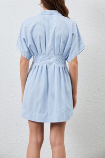 Foto 6 | Foto 6 | Vestido Jeibkouy De Verano De Manga Corta Con Botones En La Parte Delantera Para Mujer - Venta Internacional.