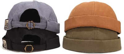 Foto 2 | Foto 2 | Gorro Mongous Para Hombre  Con Parche De Algodón  Sin Ala  Diseño De Calavera  Estilo Marinero - Venta Internacional.