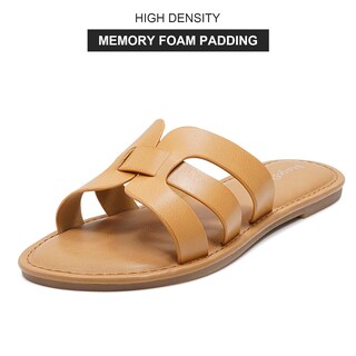 Foto 2 | Foto 2 | Sandalias Mazeskin Memory Foam H-band Para Mujer Piel Beige - Venta Internacional.