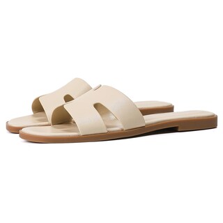 Foto 1 | Foto 1 | Slide Sandals Stratuxx Kaze Vestido Plano Con Punta Abierta Para Mujer  Negro - Venta Internacional.