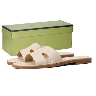 Foto 4 | Foto 4 | Slide Sandals Stratuxx Kaze Vestido Plano Con Punta Abierta Para Mujer  Negro - Venta Internacional.