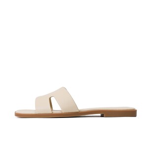 Foto 5 | Foto 5 | Slide Sandals Stratuxx Kaze Vestido Plano Con Punta Abierta Para Mujer  Negro - Venta Internacional.