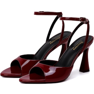 Foto 1 | Foto 1 | Sandalias De Tacón Susanny Burgundy Para Mujer Rojo Oscuro 10 - Venta Internacional.