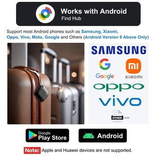 Foto 2 | Foto 2 | Rastreador Bluetooth Xsutic Air Tag Para Android Paquete De 4 Unidades Color Negro - Venta Internacional.