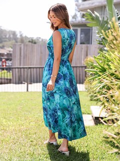 Foto 5 | Foto 5 | Vestido Flessibili 2025 De Verano Sin Mangas Con Cuello En V Y Estampado Floral - Venta Internacional.