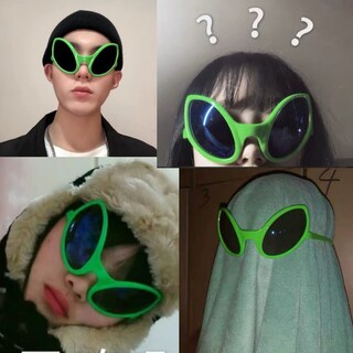 Foto 5 | Foto 5 | Gafas Yilistore Novelty Alien Accesorio Para Fiestas De Halloween - Venta Internacional.