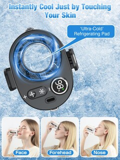 Foto 6 | Foto 6 | Ventilador Portátil Portátil Uoiai Recargable De 5000 Mah Con Enfriador De Hielo - Venta Internacional.