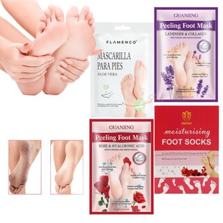 Foto 1 | Foto 1 | Paquete De Mascarillas Hidratantes Y Exfoliantes Para Pies 4 Pares - Venta Internacional.