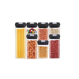 Foto 1 | Foto 1 | Set De Almacenamiento De 7 Recipientes Para Alimentos Con Tapa Hermética De Acrílico/bpa - Venta Internacional.