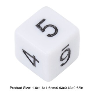 Foto 4 | Foto 4 | Juego Estándar De Dados Oukens 20 Unidades 16 Mm Plástico De Seis Caras - Venta Internacional.