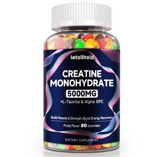 Foto 1 | Foto 1 | Gomitas De Monohidrato De Creatina Letollhold 5 G Para Mujeres Y Hombres - Venta Internacional.