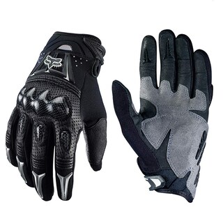 Foto 1 | Foto 1 | Guantes Cooloh Fox Bomber De Piel Para Moto Mtb Para Hombre Color Negro Talla M - Venta Internacional.