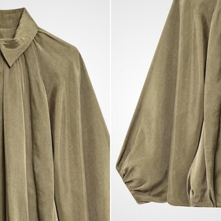 Foto 6 | Foto 6 | Chaqueta Bomber Findthy Para Mujer Cuello Con Solapa Abullonada Color Verde Talla L - Venta Internacional.