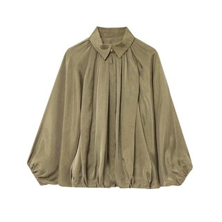 Foto 1 | Foto 1 | Chaqueta Findthy Para Mujer Estilo Bomber Abullonado Color Verde Talla S - Venta Internacional.