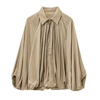 Foto 1 | Foto 1 | Chaqueta Xunger Puffed Bomber Para Mujer Color Caqui Talla L - Venta Internacional.