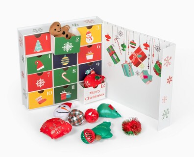 Foto 1 | Foto 1 | Calendario De Adviento Para Gatos Midlee 12 Días De Navidad Juguetes Para Gatos - Venta Internacional.