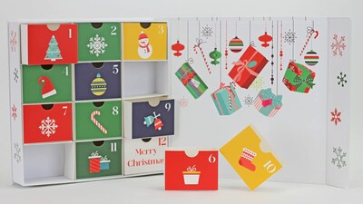 Foto 4 | Foto 4 | Calendario De Adviento Para Gatos Midlee 12 Días De Navidad Juguetes Para Gatos - Venta Internacional.