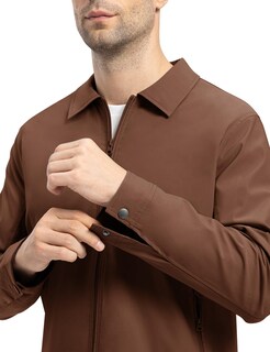 Foto 4 | Foto 4 | Chaqueta Cortavientos Ligera Tbmpoy Para Hombre Color Marrón Resistente Al Agua - Venta Internacional.