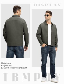 Foto 6 | Foto 6 | Chaqueta Cortavientos Ligera Tbmpoy Para Hombre Color Gris Antracita Xxxl - Venta Internacional.