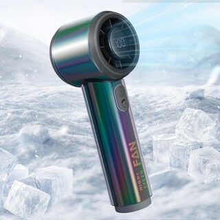 Foto 1 | Foto 1 | Ventilador Portátil De Mano Bynarix Turbo 14000 Rpm Con Batería De 10 Horas  Color Gris - Venta Internacional.