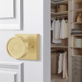 Foto 2 | Foto 2 | Pomo De Puerta Dorado Cálido Con Forma De Maniquí Para Puerta Interior Paquete De 1 - Venta Internacional.