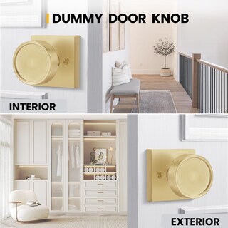 Foto 3 | Foto 3 | Pomo De Puerta Dorado Cálido Con Forma De Maniquí Para Puerta Interior Paquete De 1 - Venta Internacional.