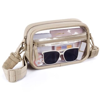 Foto 1 | Foto 1 | Bolsa Acolchada Transparente Missnine Puffy Para Eventos De Estadio Para Mujeres - Venta Internacional.