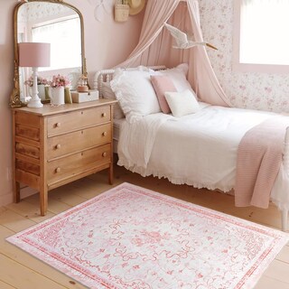 Foto 1 | Foto 1 | Alfombra Rebborug Rosa Para Oficina Debajo Del Escritorio Sillas Con Ruedas 120 X 180 Cm - Venta Internacional.