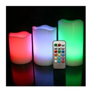 Foto 1 | Foto 1 | Set De 3 Velas Led Con Mando A Distancia - Venta Internacional.