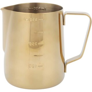 Foto 1 | Foto 1 | Jarra Espumadora De Leche Barismo Coffe De Acero Inoxidable 350 Ml Color Dorado - Venta Internacional.