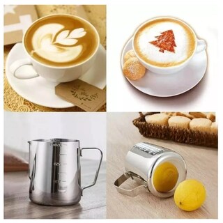 Foto 6 | Foto 6 | Jarra Espumadora De Leche Barismo Coffe De Acero Inoxidable 350 Ml Color Dorado - Venta Internacional.