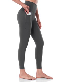Foto 1 | Foto 1 | Leggins Heynuts Workout Pro 7/8 Con Bolsillos Para Mujer Color Gris Grafito - Venta Internacional.