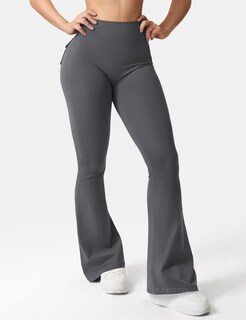 Foto 3 | Foto 3 | Leggins Yeoreo Brittany Flare Con Bolsillos Para Mujer Color Carbón Xxl - Venta Internacional.