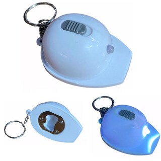 Foto 1 | Foto 1 | Llavero Con Botella Y Linterna Casco Blanco 10 Unidades - Venta Internacional.