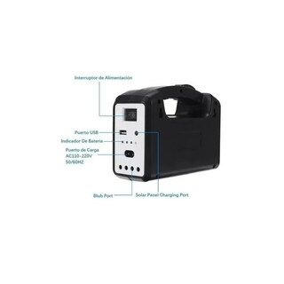 Foto 2 | Foto 2 | Kit Solar De Luz De Emergencia Para Acampar Con 3 Bombillas Led Y Bandeja Solar - Venta Internacional.