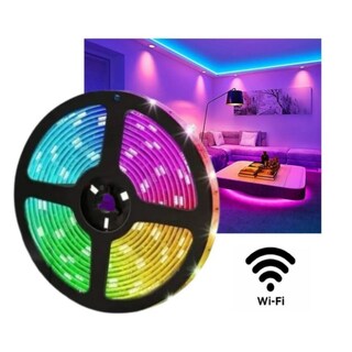 Foto 2 | Foto 2 | Cinta Led Smart Wifi De 5 M 24 W 16 Millones De Colores - Venta Internacional.
