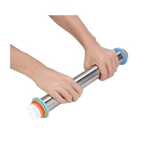 Foto 2 | Foto 2 | Rodillo Uslero De Acero Inoxidable Regulable Con Escala - Venta Internacional.