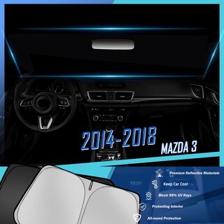 Foto 2 | Foto 2 | Parasol De Parabrisas Tombyda Para Mazda 3 Hatchback/sedan 2014-2018 - Venta Internacional.