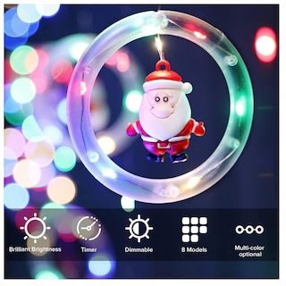 Foto 2 | Foto 2 | Cortina Navideña Con Forma De Cascada Y Guirnaldas 10 M 220 V - Venta Internacional.